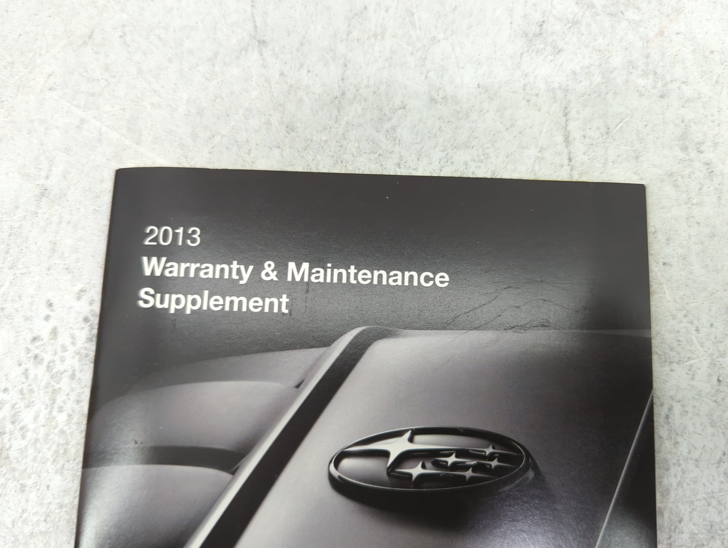 2013 Subaru Impreza Owners Manual Book Guide P/N:A1140BE-A MSA5M1313A OEM Used Auto Parts - Oemusedautoparts1.com