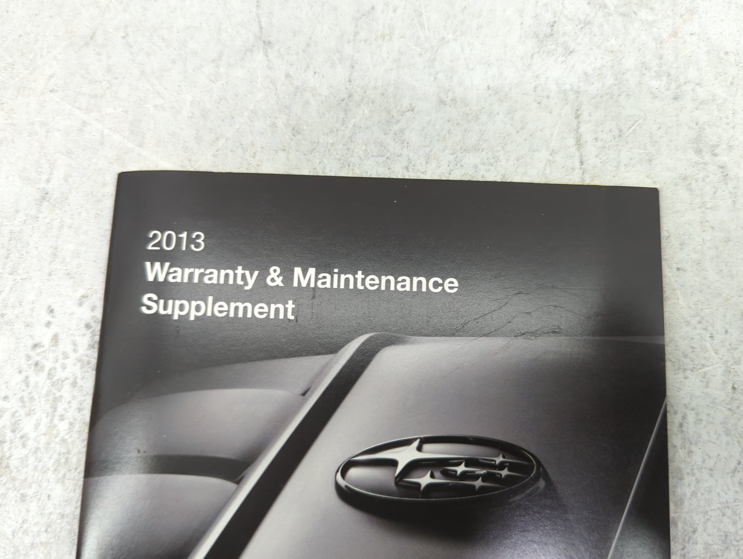 2013 Subaru Impreza Owners Manual Book Guide P/N:A1140BE-A MSA5M1313A OEM Used Auto Parts - Oemusedautoparts1.com