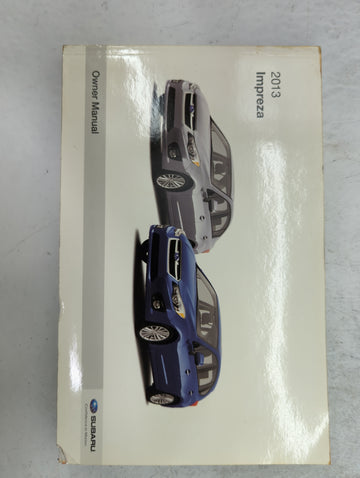 2013 Subaru Impreza Owners Manual Book Guide P/N:A1140BE-A MSA5M1313A OEM Used Auto Parts