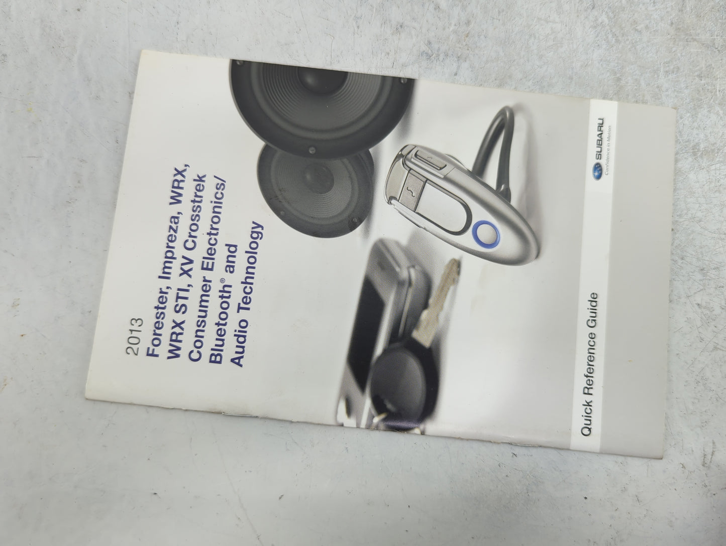 2013 Subaru Impreza Owners Manual Book Guide P/N:A1140BE-A MSA5M1313A OEM Used Auto Parts - Oemusedautoparts1.com