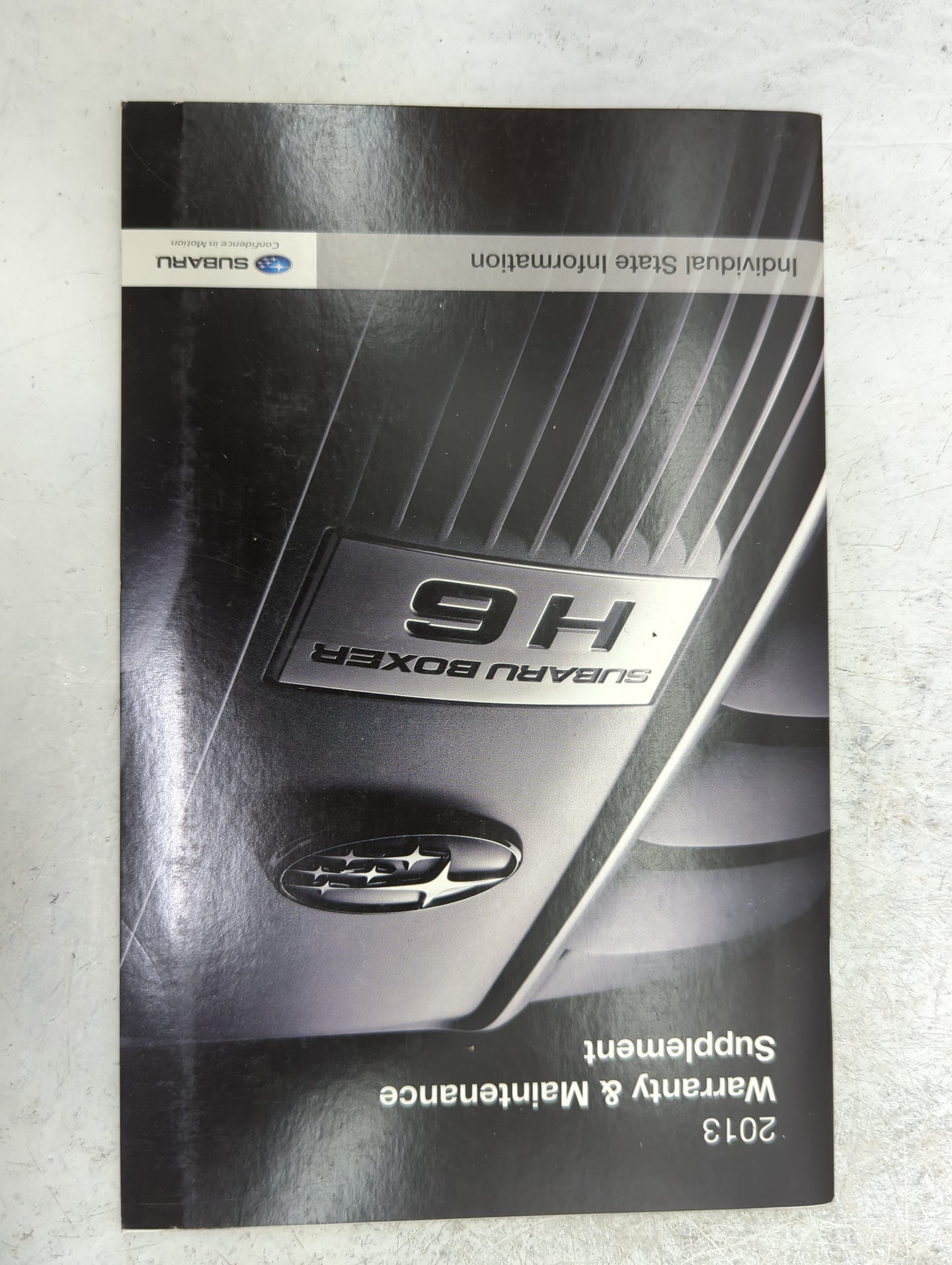 2013 Subaru Impreza Owners Manual Book Guide P/N:A1140BE-A MSA5M1313A OEM Used Auto Parts - Oemusedautoparts1.com