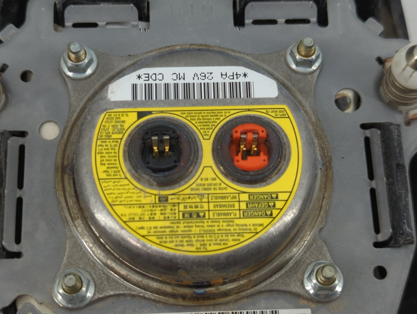 2012-2013 Subaru Impreza Air Bag Driver Left Steering Wheel Mounted - Oemusedautoparts1.com