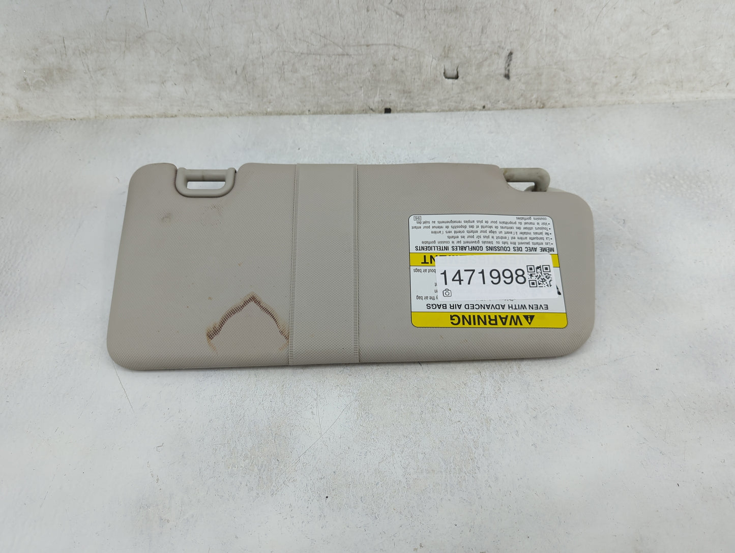 2012-2014 Subaru Impreza Sun Visor Shade Replacement Driver Left Mirror Fits Fits 2012 2013 2014 OEM Used Auto Parts - Oemus