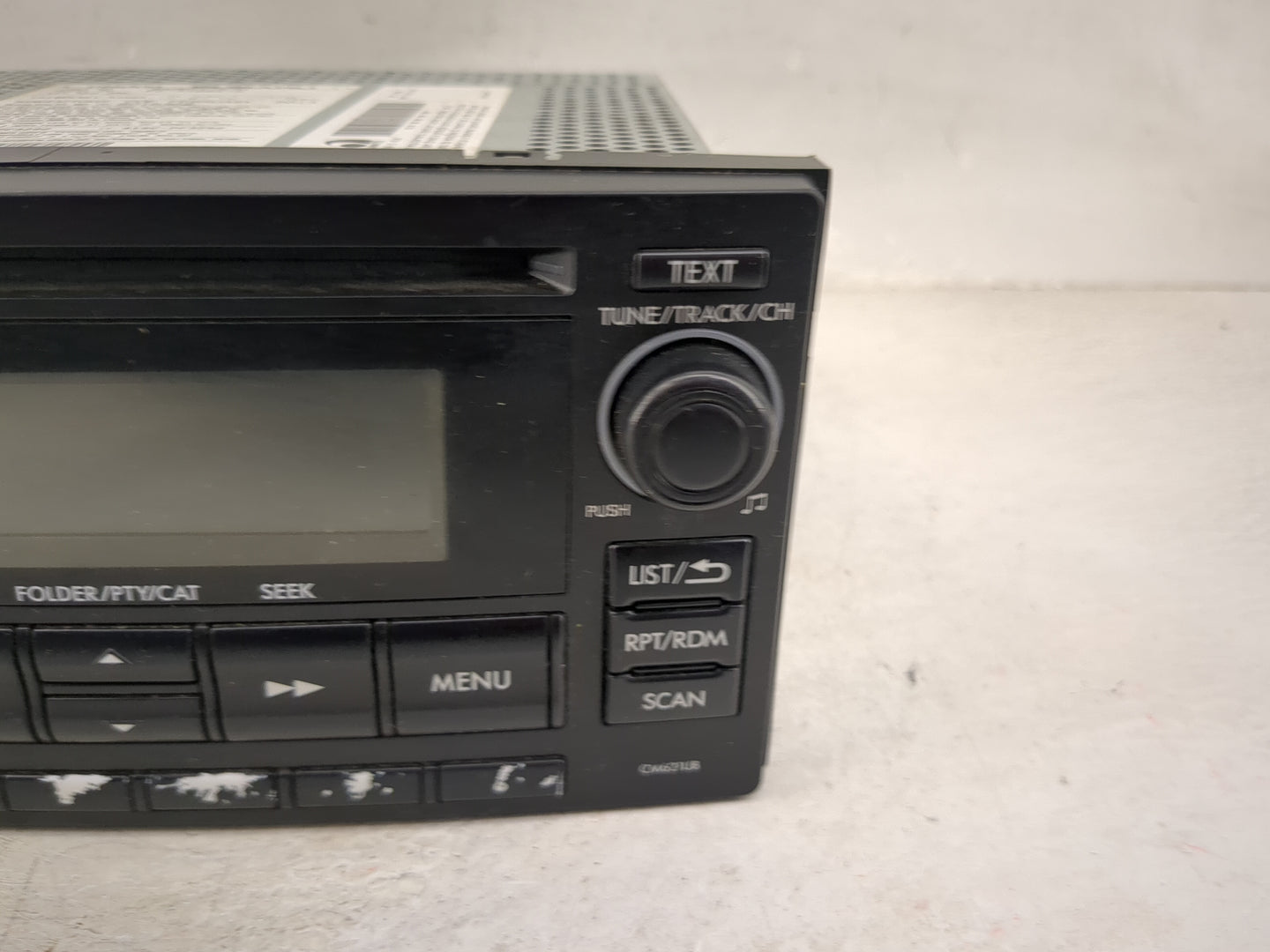 2012-2014 Subaru Impreza Radio AM FM Cd Player Receiver Replacement P/N:86201FJ620 PF-3386A-A Fits Fits 2012 2013 2014 OEM U