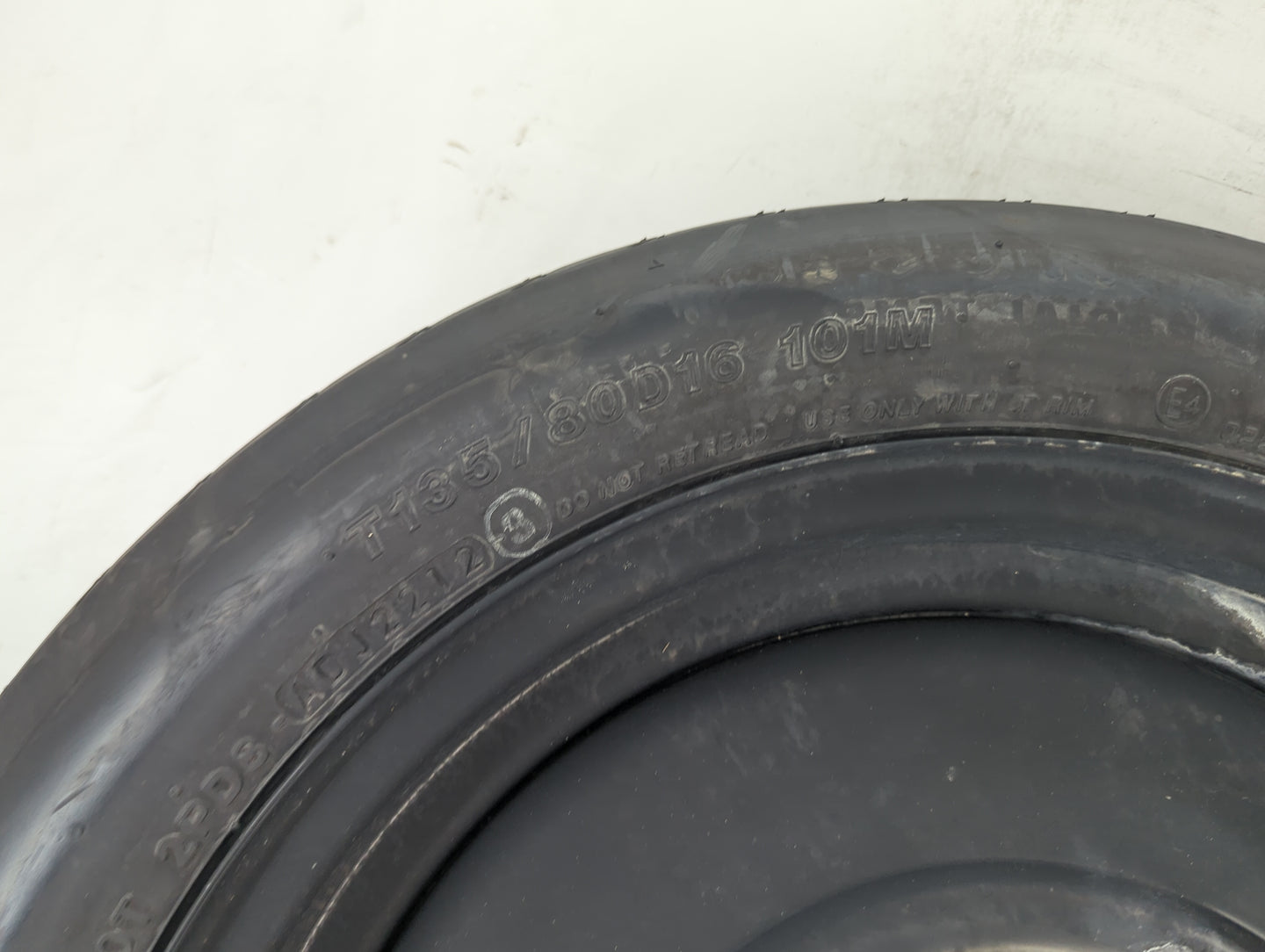 2012-2016 Subaru Impreza Spare Donut Tire Wheel Rim Oem - Oemusedautoparts1.com