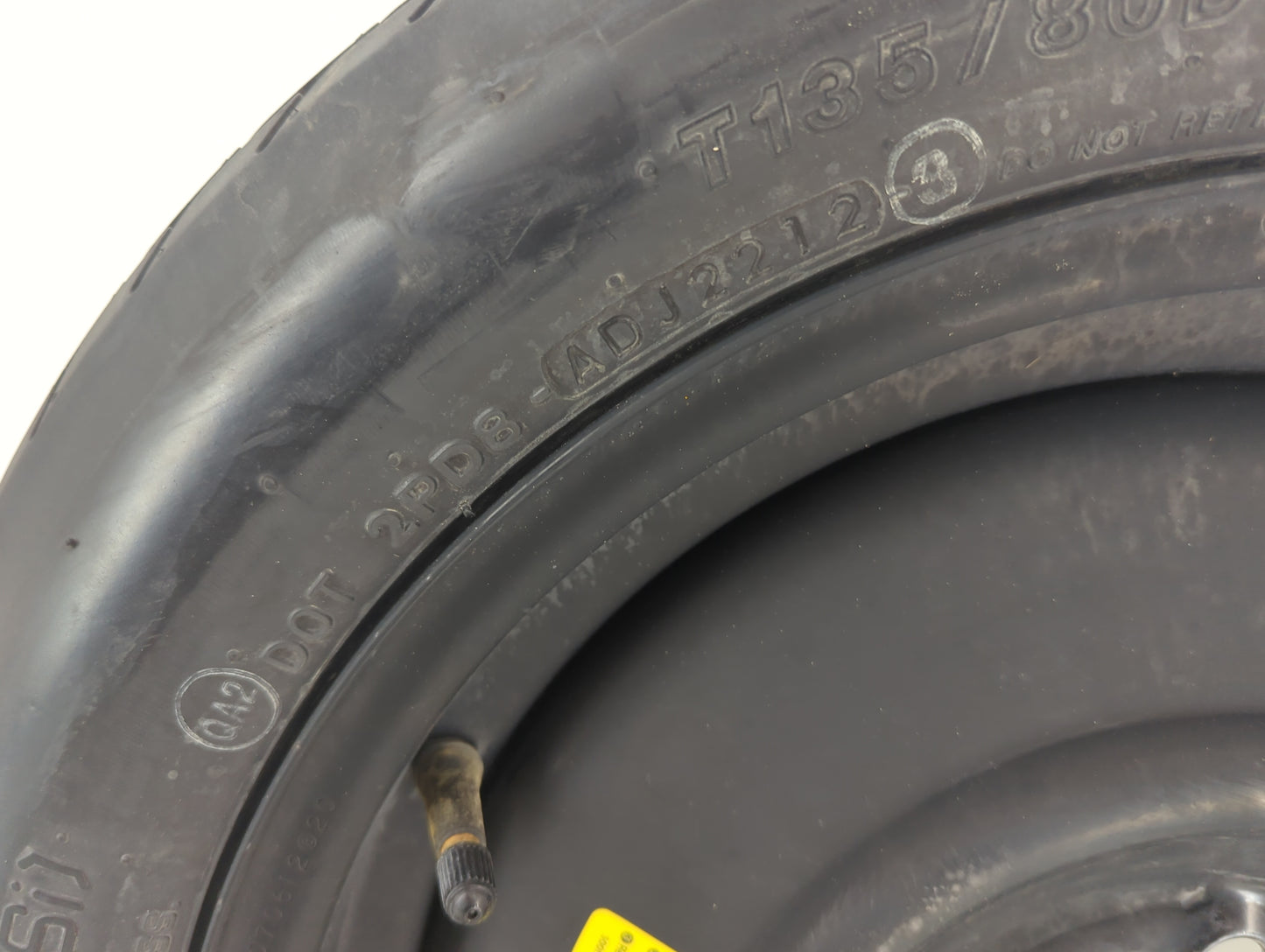 2012-2016 Subaru Impreza Spare Donut Tire Wheel Rim Oem - Oemusedautoparts1.com
