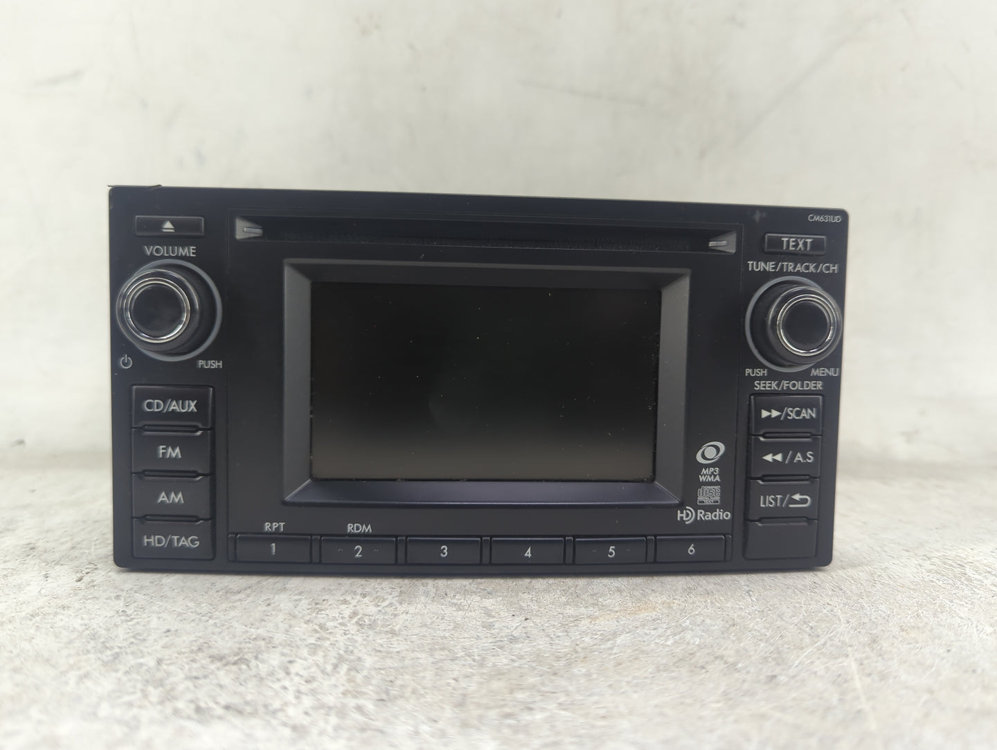 2012-2014 Subaru Impreza Radio AM FM Cd Player Receiver Replacement P/N:86201FJ630 PF-3391A-A, CM631UD Fits Fits 2012 2013 2