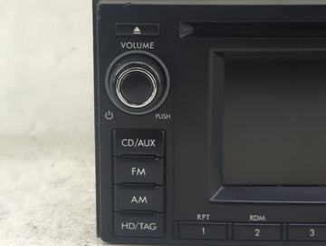 2012-2014 Subaru Impreza Radio AM FM Cd Player Receiver Replacement P/N:86201FJ630 PF-3391A-A, CM631UD Fits Fits 2012 2013 2014 OEM Used Auto Parts
