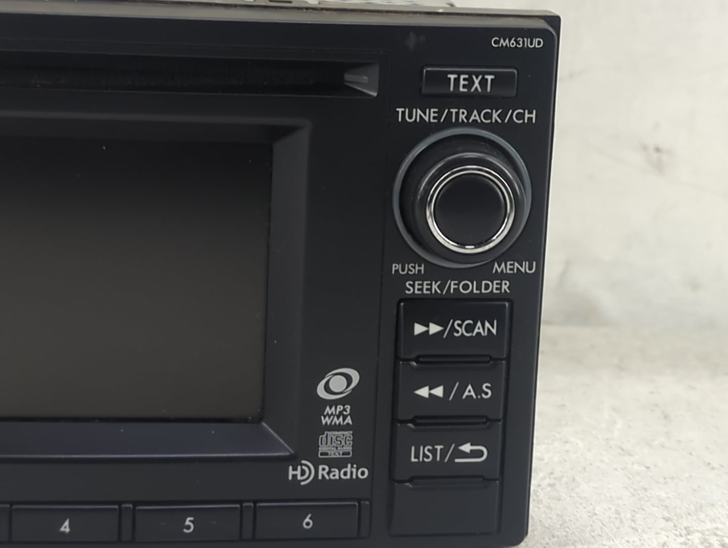 2012-2014 Subaru Impreza Radio AM FM Cd Player Receiver Replacement P/N:86201FJ630 PF-3391A-A, CM631UD Fits Fits 2012 2013 2