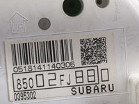 2013 Subaru Impreza Instrument Cluster Speedometer Gauges P/N:85002FJ880 0395302 Miles: Fits OEM Used Auto Parts - Oemusedau