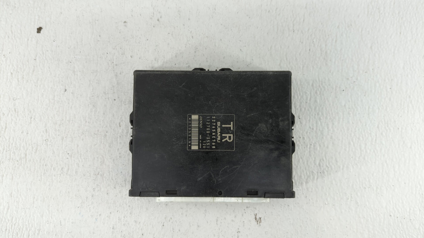 2013 Subaru Impreza PCM Engine Control Computer ECU ECM PCU OEM P/N:22765AE760 22765AE761 Fits OEM Used Auto Parts - Oemused