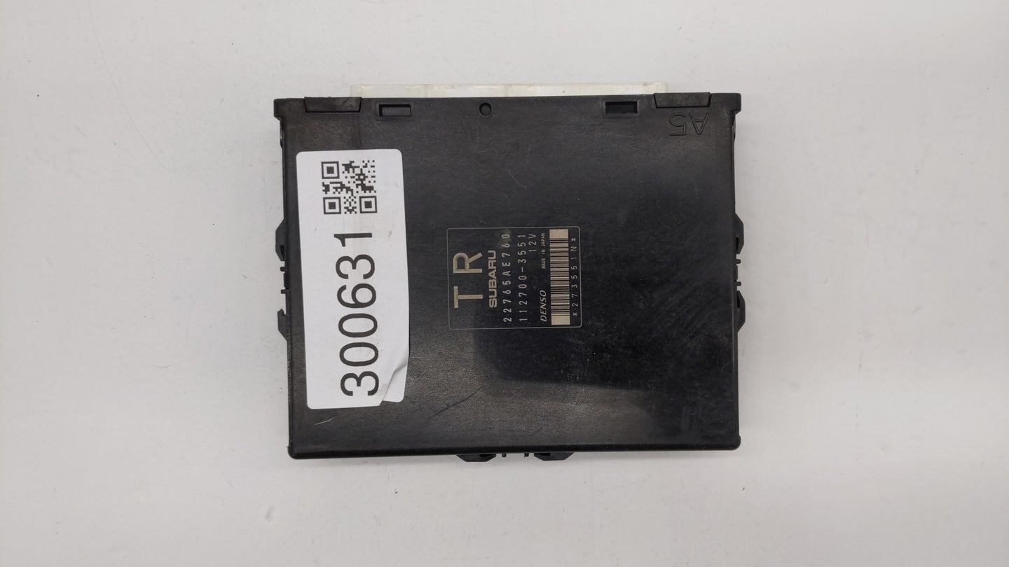 2013 Subaru Impreza PCM Engine Control Computer ECU ECM PCU OEM P/N:22765AE760 22765AE761 Fits OEM Used Auto Parts - Oemused