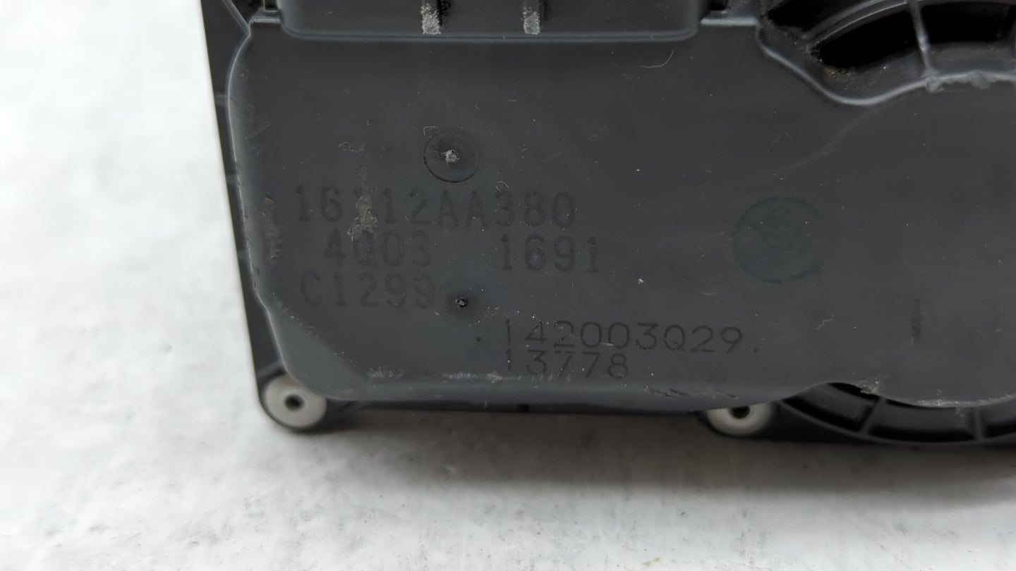 2012-2016 Subaru Impreza Throttle Body P/N:16112AA380 Fits Fits 2011 2012 2013 2014 2015 2016 2017 OEM Used Auto Parts - Oem