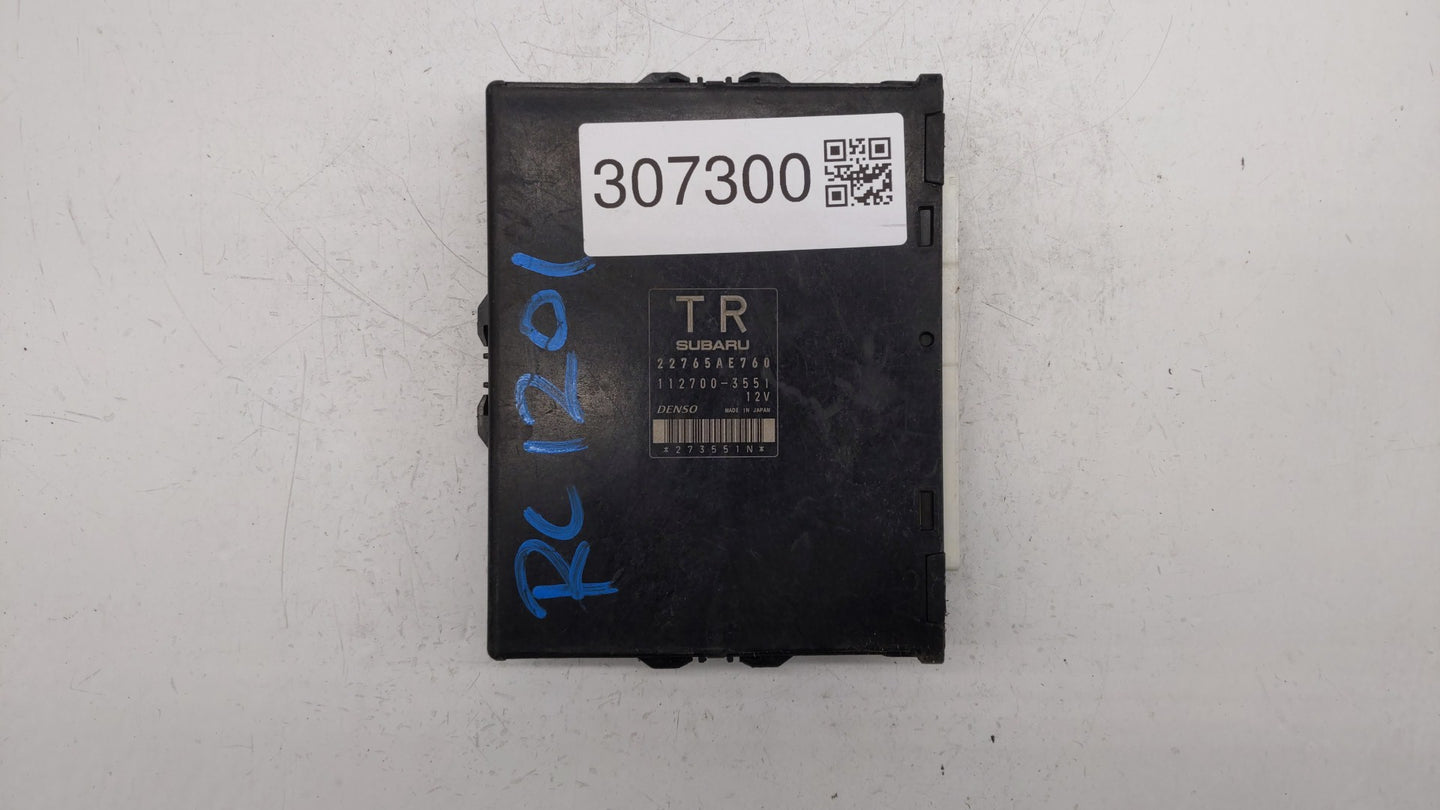 2013 Subaru Impreza PCM Engine Control Computer ECU ECM PCU OEM P/N:22765AE760 22765AE761 Fits OEM Used Auto Parts - Oemused