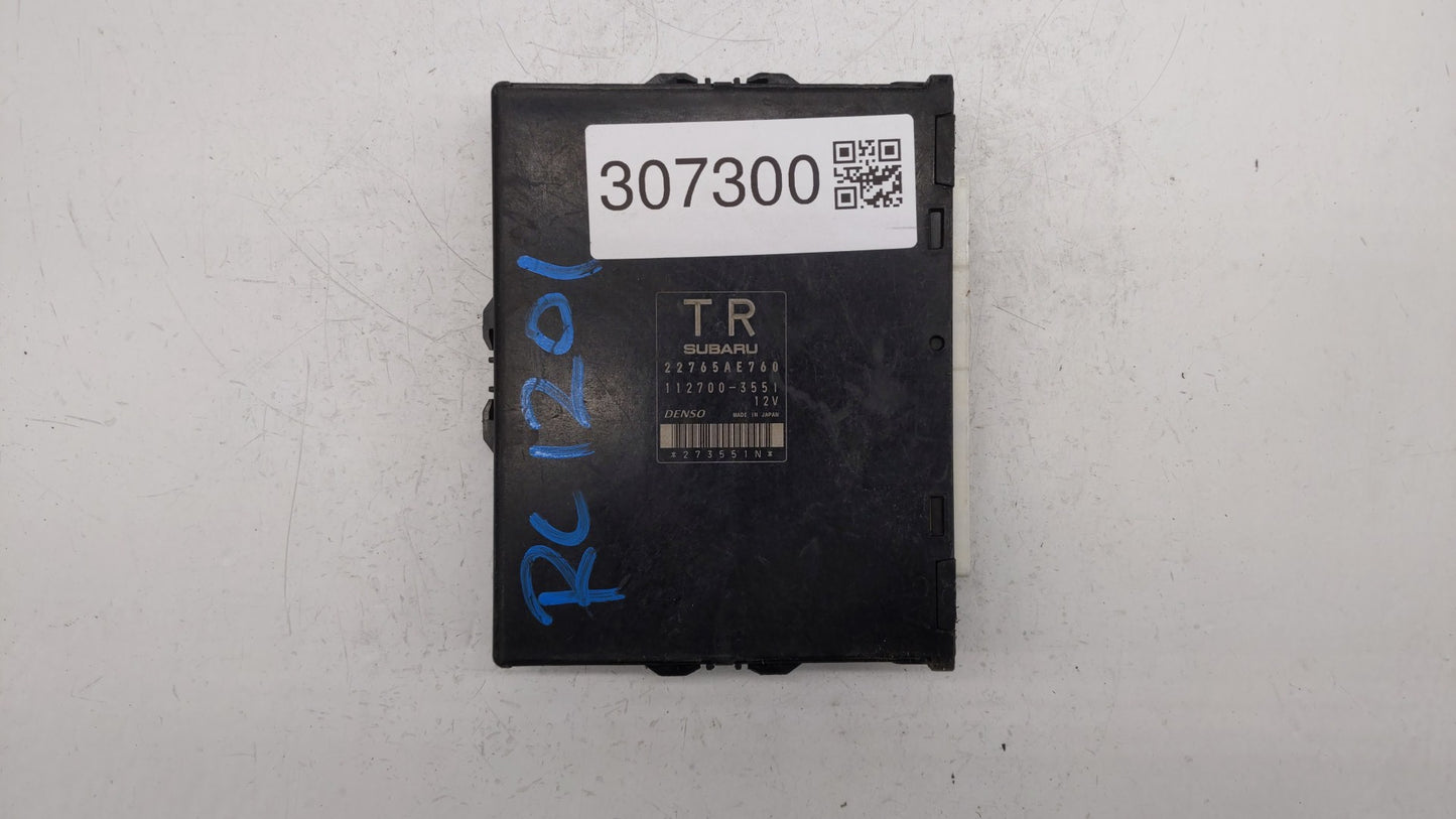 2013 Subaru Impreza PCM Engine Control Computer ECU ECM PCU OEM P/N:22765AE760 22765AE761 Fits OEM Used Auto Parts - Oemused