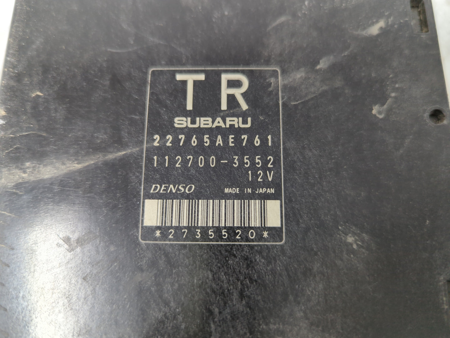 2013 Subaru Impreza PCM Engine Control Computer ECU ECM PCU OEM P/N:22765AE760 22765AE761 Fits OEM Used Auto Parts - Oemused