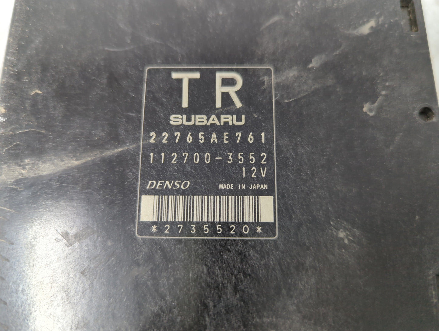 2013 Subaru Impreza PCM Engine Control Computer ECU ECM PCU OEM P/N:22765AE760 22765AE761 Fits OEM Used Auto Parts - Oemused