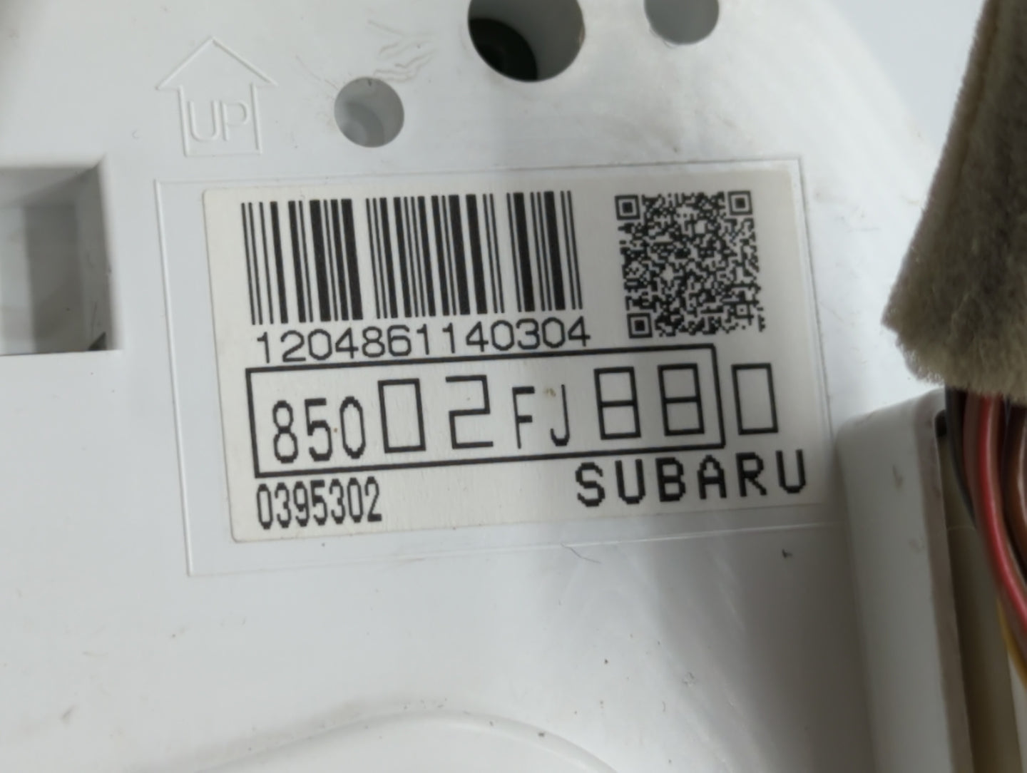 2013 Subaru Impreza Instrument Cluster Speedometer Gauges P/N:85002FJ880 Fits OEM Used Auto Parts - Oemusedautoparts1.com