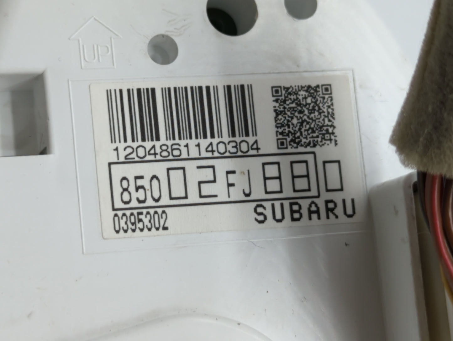 2013 Subaru Impreza Instrument Cluster Speedometer Gauges P/N:85002FJ880 Fits OEM Used Auto Parts - Oemusedautoparts1.com