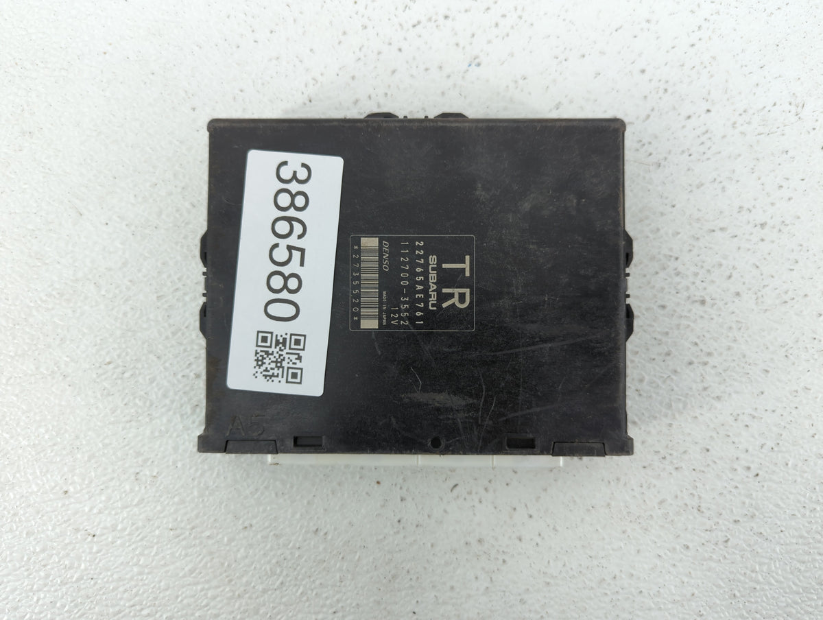 2013 Subaru Impreza PCM Engine Control Computer ECU ECM PCU OEM P/N:22765AE760 22765AE761 OEM Used Auto Parts - Oemusedautop