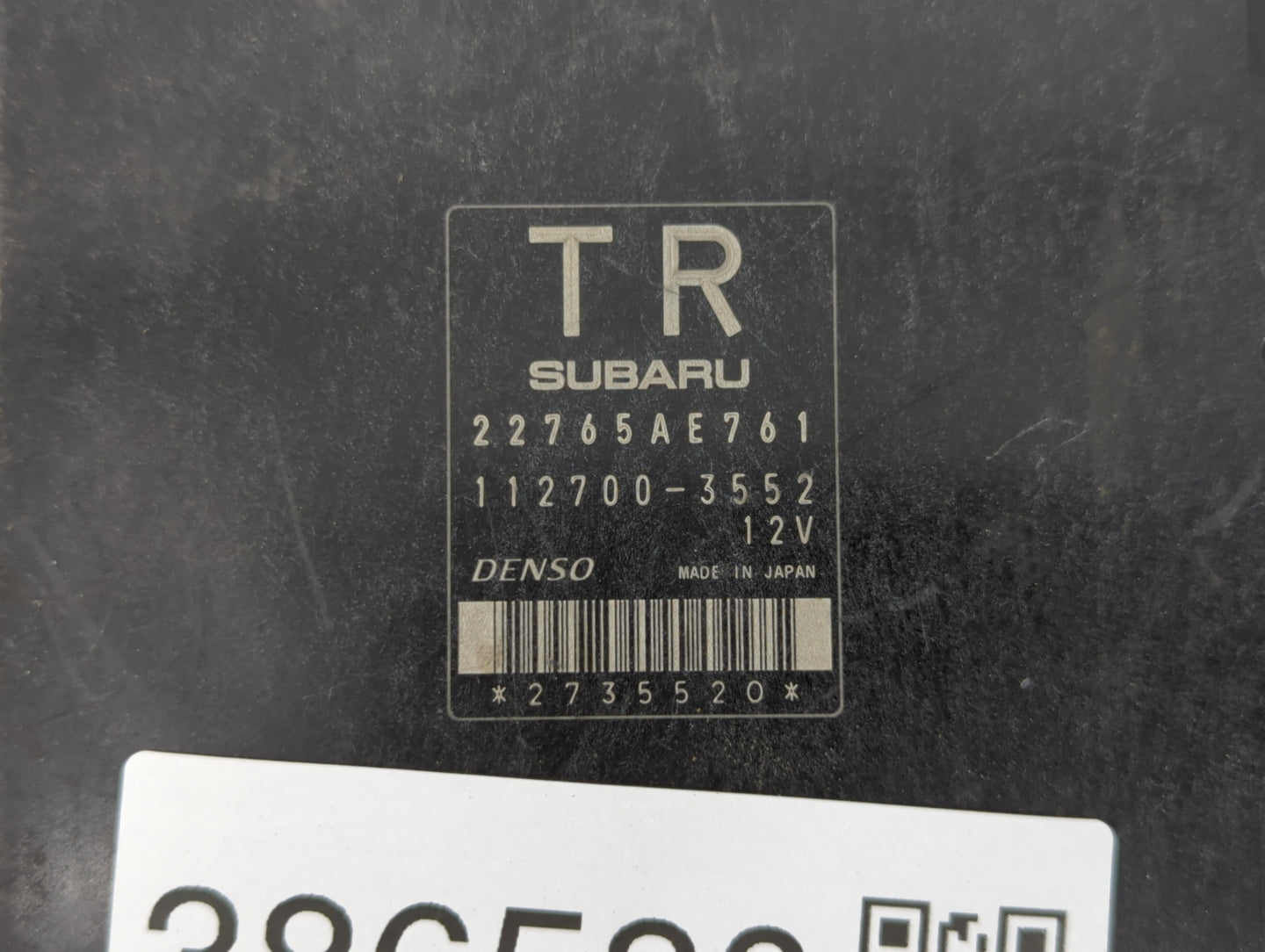 2013 Subaru Impreza PCM Engine Control Computer ECU ECM PCU OEM P/N:22765AE760 22765AE761 Fits OEM Used Auto Parts - Oemused