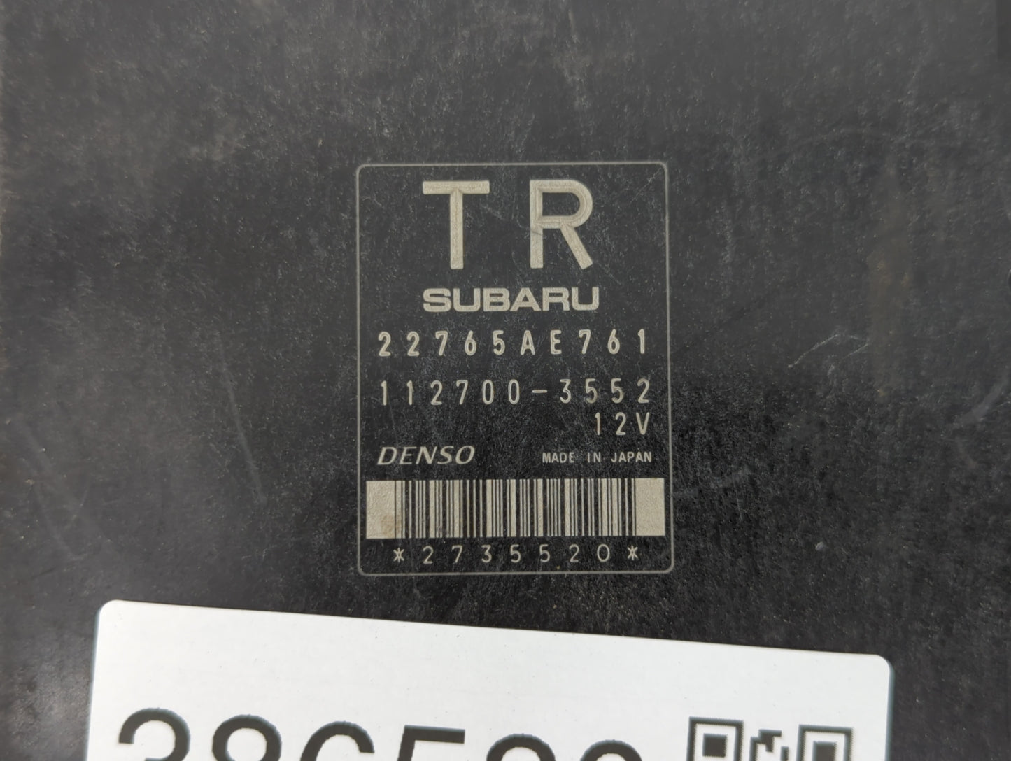 2013 Subaru Impreza PCM Engine Control Computer ECU ECM PCU OEM P/N:22765AE760 22765AE761 Fits OEM Used Auto Parts - Oemused