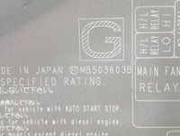 2012-2014 Subaru Impreza Fusebox Fuse Box Panel Relay Module P/N:MB503603B MB503604B, MB100200B Fits Fits 2012 2013 2014 OEM