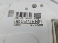 2013 Subaru Impreza Instrument Cluster Speedometer Gauges P/N:85012FJ510 85002FJ880 Fits OEM Used Auto Parts - Oemusedautopa