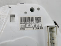 2013 Subaru Impreza Instrument Cluster Speedometer Gauges P/N:85012FJ510 85002FJ880 Fits OEM Used Auto Parts - Oemusedautopa