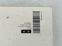 2013 Subaru Impreza Owners Manual Book Guide OEM Used Auto Parts - Oemusedautoparts1.com