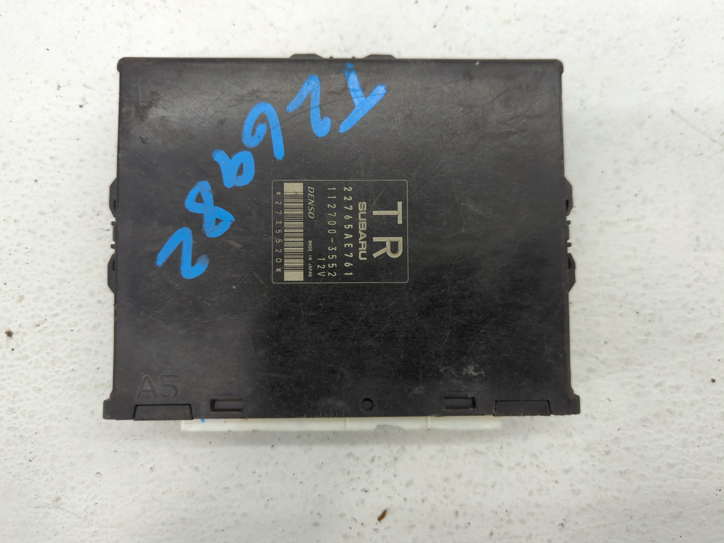 2013 Subaru Impreza PCM Engine Control Computer ECU ECM PCU OEM P/N:112700-3551 22765AE760, 22765AE761 Fits OEM Used Auto Pa