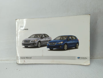 2013 Subaru Impreza Owners Manual Book Guide OEM Used Auto Parts