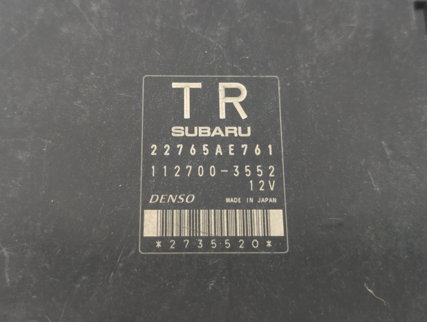 2013 Subaru Impreza PCM Engine Control Computer ECU ECM PCU OEM P/N:22765AE760 22765AE761 Fits OEM Used Auto Parts - Oemused