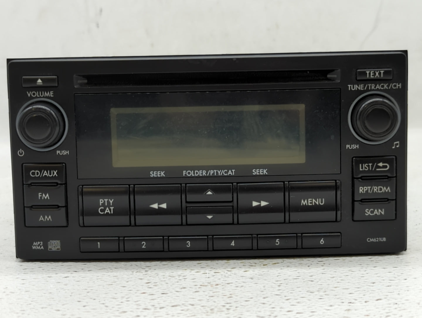 2012-2014 Subaru Impreza Radio AM FM Cd Player Receiver Replacement P/N:86201FJ620 Fits Fits 2012 2013 2014 OEM Used Auto Pa