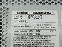 2012-2014 Subaru Impreza Am Fm Cd Player Radio Receiver - Oemusedautoparts1.com