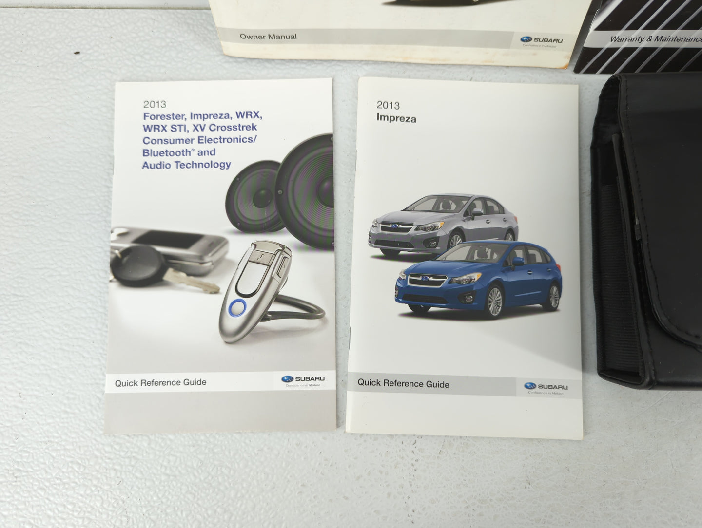 2013 Subaru Impreza Owners Manual Book Guide OEM Used Auto Parts - Oemusedautoparts1.com