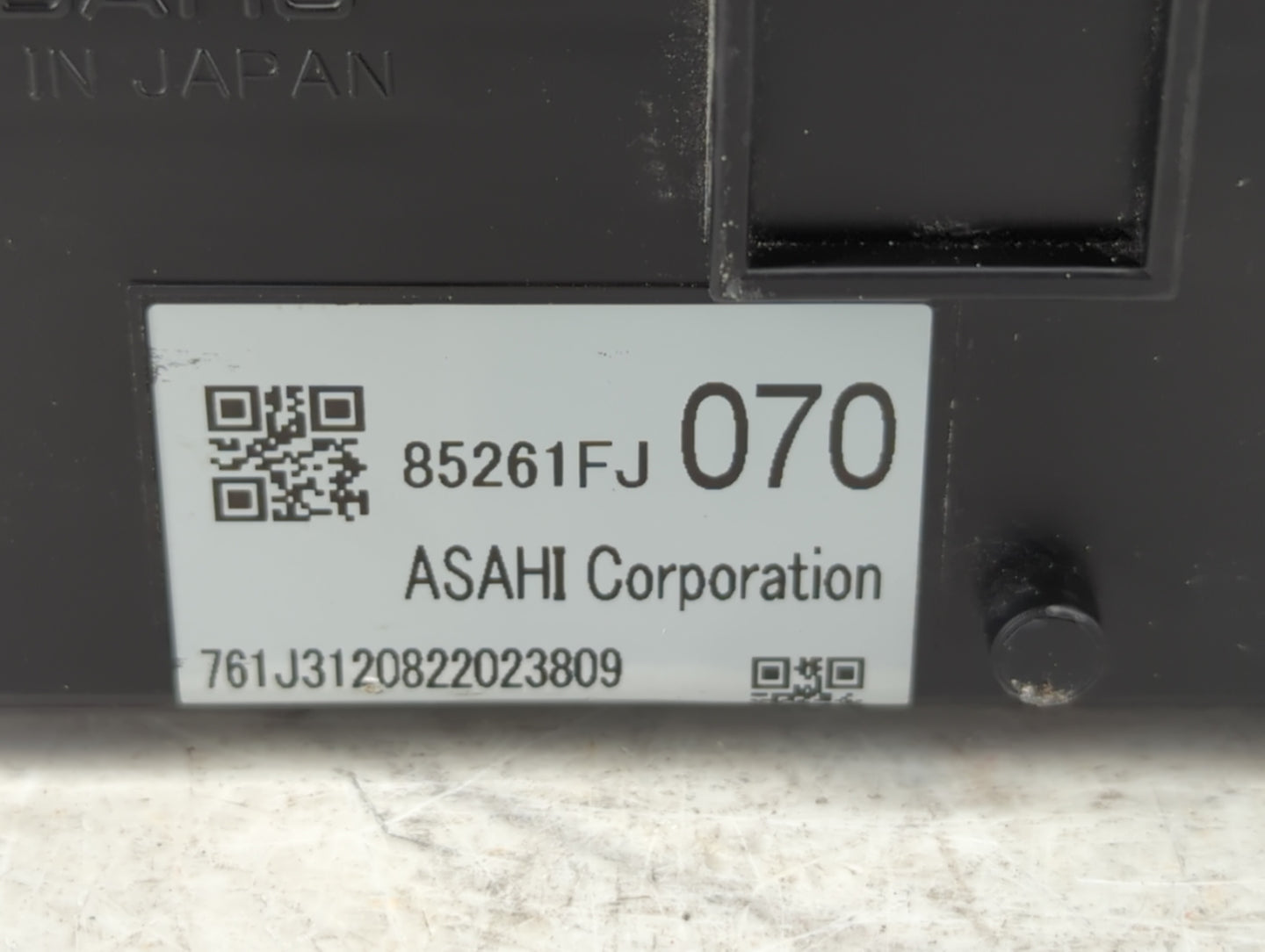 2013 Subaru Impreza Radio AM FM Cd Player Receiver Replacement P/N:85261FJ070 Fits OEM Used Auto Parts - Oemusedautoparts1.c