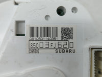 2013 Subaru Impreza Instrument Cluster Speedometer Gauges P/N:85003FJ620 Fits OEM Used Auto Parts - Oemusedautoparts1.com