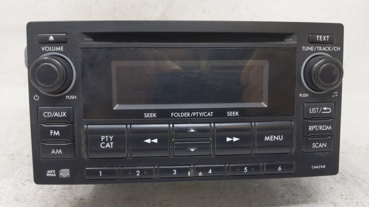 2012-2014 Subaru Impreza Radio AM FM Cd Player Receiver Replacement P/N:86201FJ620 Fits 2012 2013 2014 OEM Used Auto Parts -