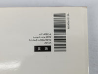 2013 Subaru Impreza Owners Manual Book Guide P/N:A1140BE-A OEM Used Auto Parts - Oemusedautoparts1.com