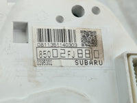 2013 Subaru Impreza Instrument Cluster Speedometer Gauges P/N:85002FJ880 Fits OEM Used Auto Parts - Oemusedautoparts1.com