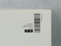 2013 Subaru Impreza Owners Manual Book Guide P/N:A1140BE-A OEM Used Auto Parts - Oemusedautoparts1.com