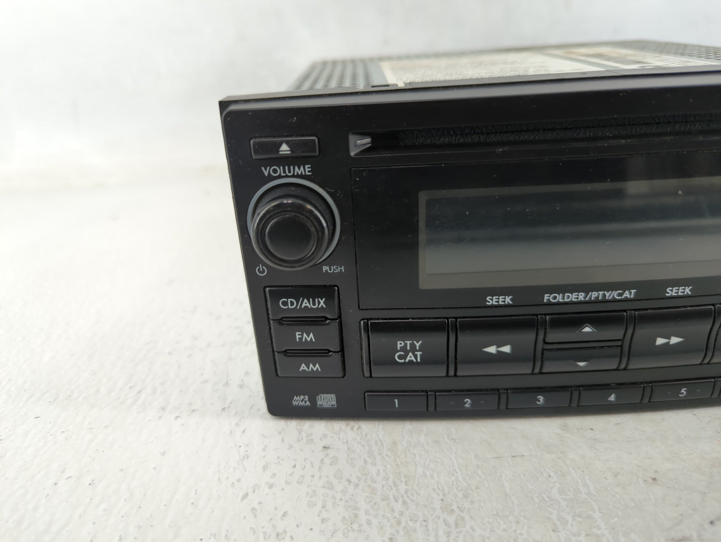 2012-2014 Subaru Impreza Radio AM FM Cd Player Receiver Replacement P/N:86201FJ620 Fits Fits 2012 2013 2014 OEM Used Auto Pa