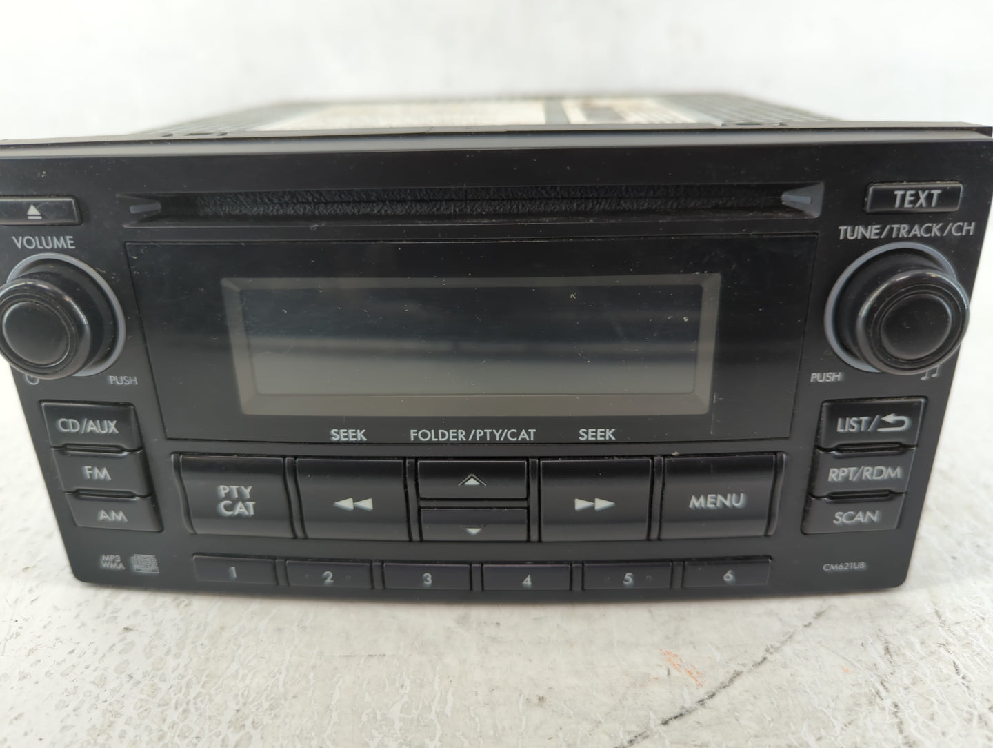 2012-2014 Subaru Impreza Radio AM FM Cd Player Receiver Replacement P/N:86201FJ620 Fits Fits 2012 2013 2014 OEM Used Auto Pa