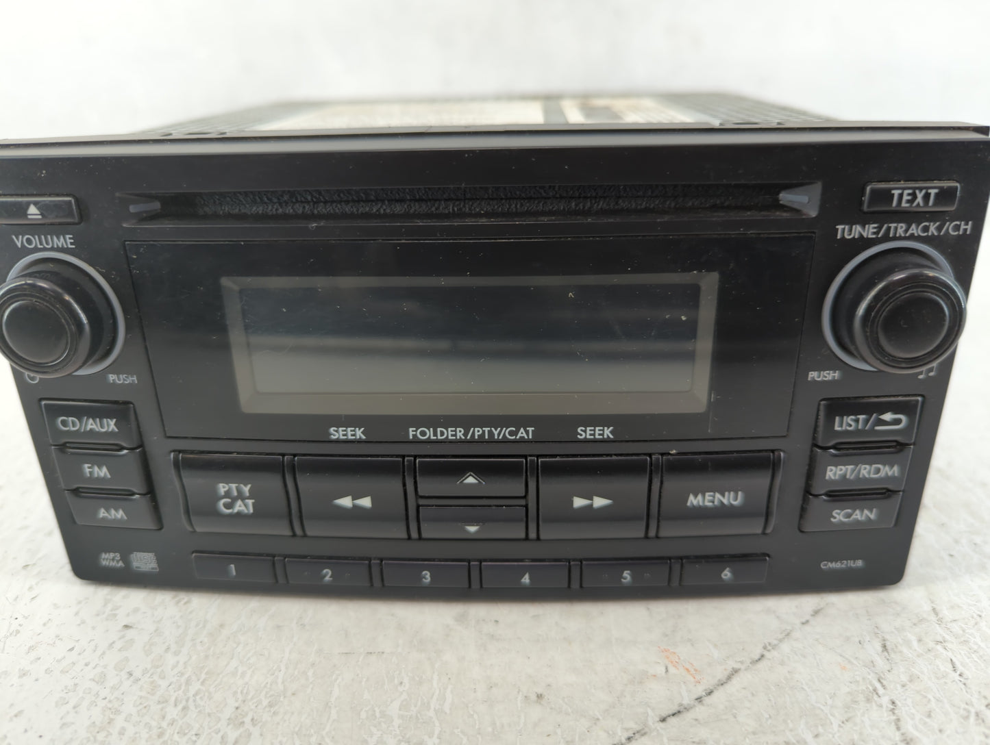 2012-2014 Subaru Impreza Radio AM FM Cd Player Receiver Replacement P/N:86201FJ620 Fits Fits 2012 2013 2014 OEM Used Auto Pa