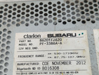 2012-2014 Subaru Impreza Radio AM FM Cd Player Receiver Replacement P/N:86201FJ620 Fits Fits 2012 2013 2014 OEM Used Auto Pa