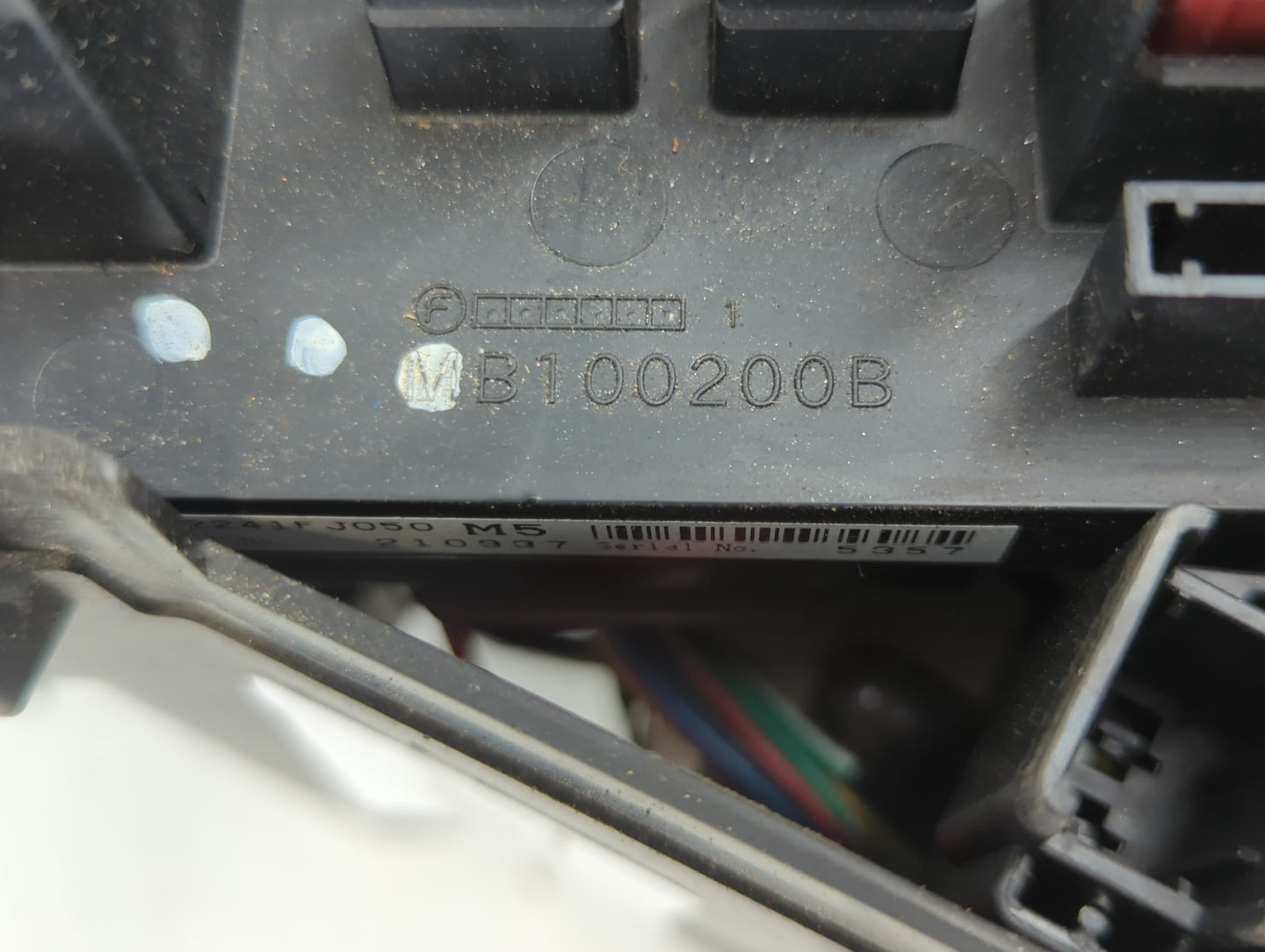 2012-2014 Subaru Impreza Fusebox Fuse Box Panel Relay Module P/N:MB100200B Fits Fits 2012 2013 2014 OEM Used Auto Parts - Oe