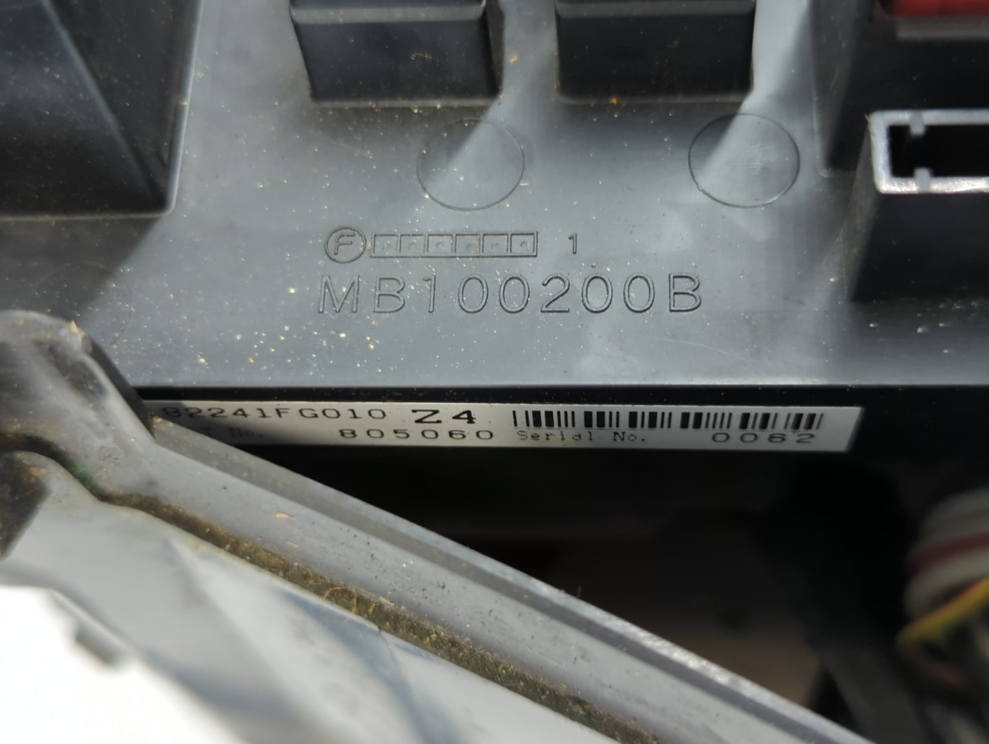 2012-2014 Subaru Impreza Fusebox Fuse Box Panel Relay Module P/N:MB100200B Fits Fits 2012 2013 2014 OEM Used Auto Parts - Oe