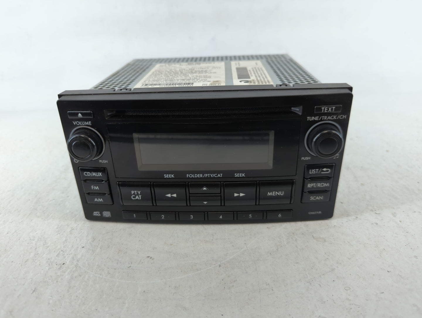 2012-2014 Subaru Impreza Radio AM FM Cd Player Receiver Replacement P/N:86201FJ620 Fits Fits 2012 2013 2014 OEM Used Auto Pa