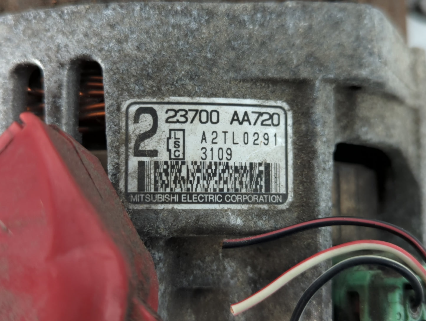2012-2014 Subaru Impreza Alternator Replacement Generator Charging Assembly Engine OEM P/N:23700 AA720 Fits OEM Used Auto Pa